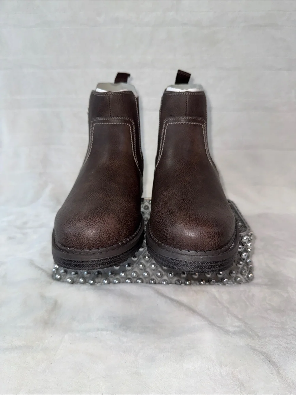 Dockers 10 Men's Dark Brown Chelsea Dress Casual Work Boots